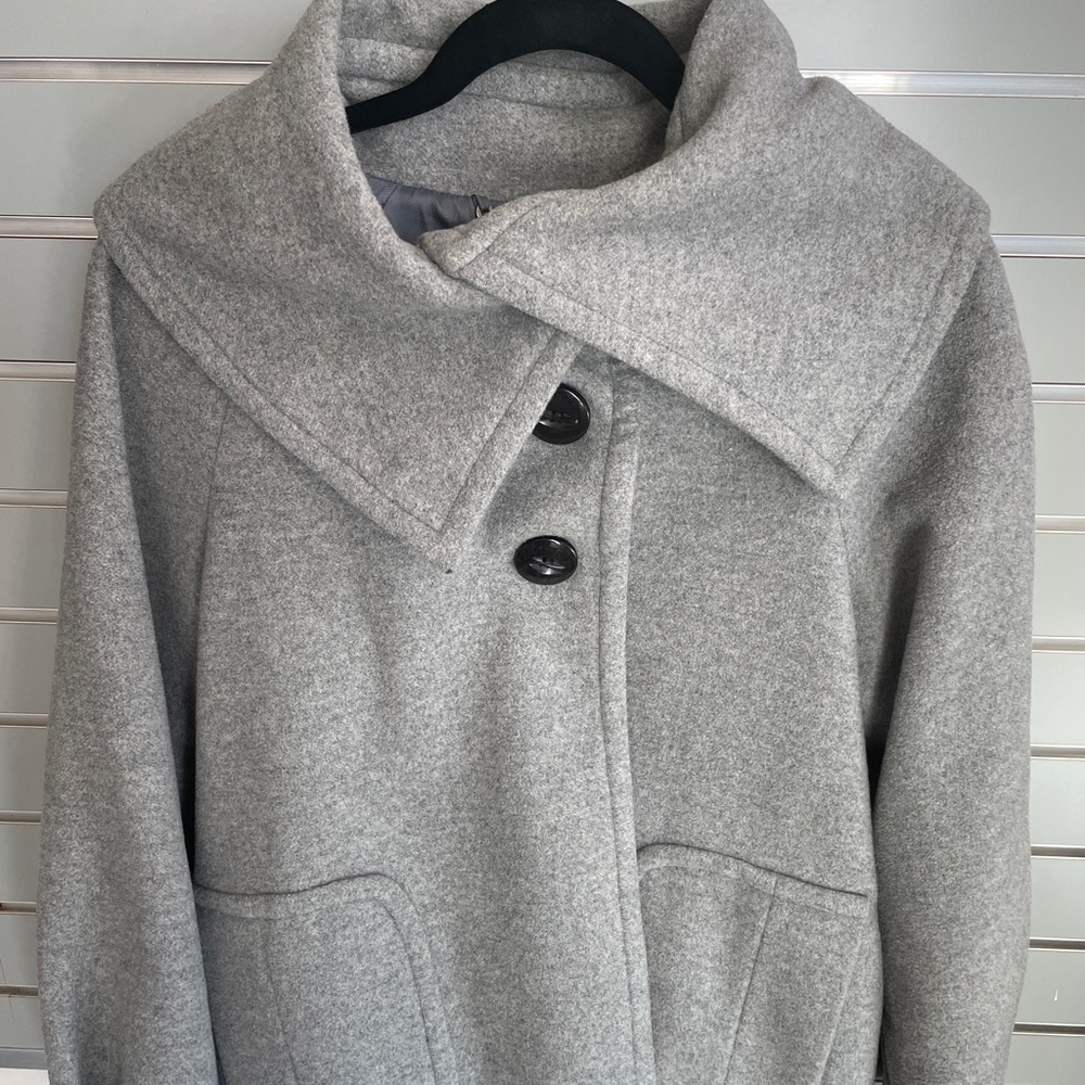 Gray peacoat - Picture 4 of 6